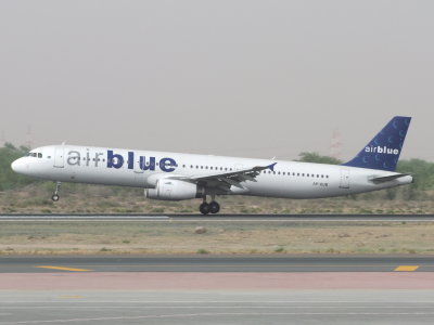 1603 11th May 09 airblue landing at Sharjah