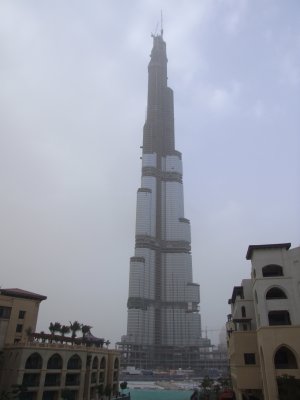 Gloomy day at Burj Dubai.JPG