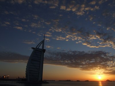 Sunset at Burg Al Arab Dubai.JPG