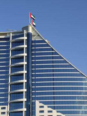 Jumeirah Beach Hotel Flags Dubai.JPG