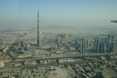 Burj Dubai still under construction