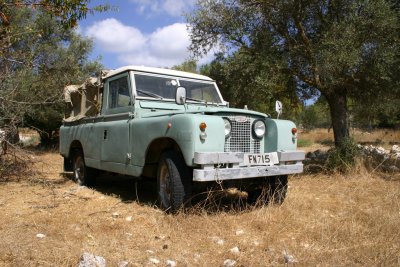 Classic Landrovers on Cyprus
