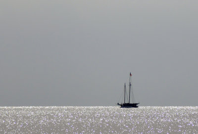 Schooner on Biloxi Bay
