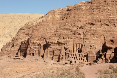 Wide view of Petra