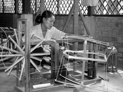 Weaving in Cambodia