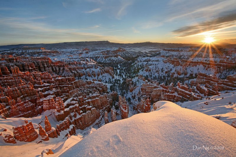 Snowy Sunrise