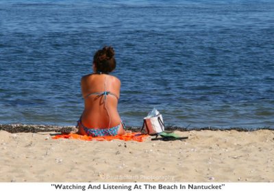 086  Watching And Listening At The Beach In Nantucket.jpg