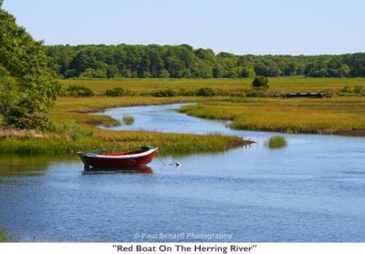 075  Red Boat On The Herring River.jpg