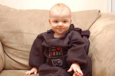 The sweetest Darth Vader ever!