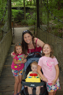 I remember this swinging bridge from when I was a little girl
