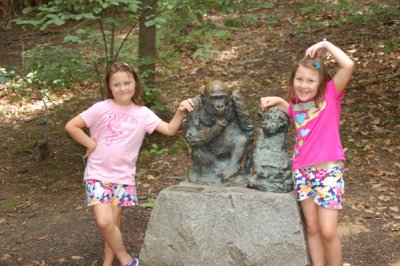 just a bunch of chimps hanging out