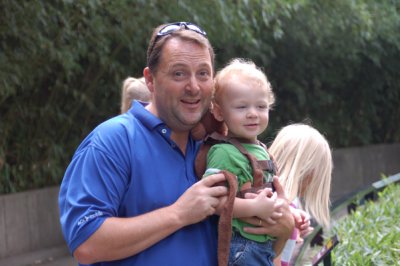 Liam (AKA Monkey Boy) and Daddy