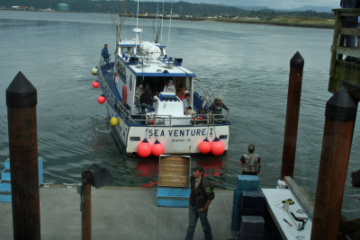 The Sea Venture One Prepares To Dock