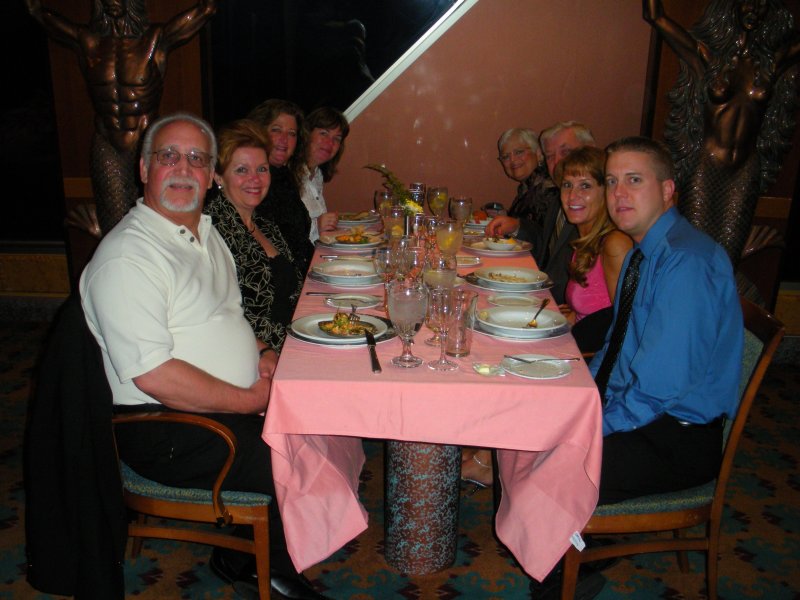 Our group at the first formal night