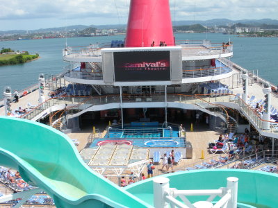 Victory's Lido deck with Seaside Theater