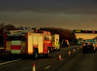 Late evening accident on the M25.jpg