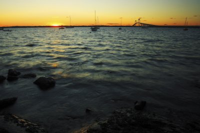 Newport Harbor Sunset