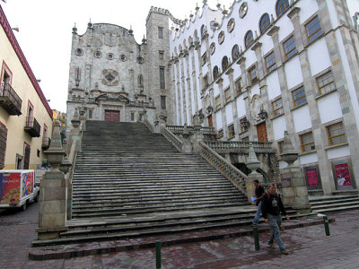 Steps at the University, Guanajuato