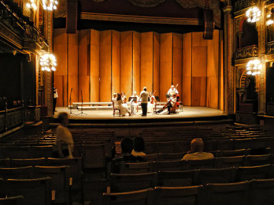 Strings Rehearse at Teatro Juarez