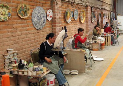 Artists at Work, Santa Rosa Majolica Pottery Factory