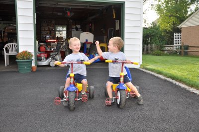high 5's for new tricycles