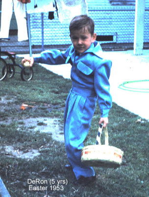 Easter, 1953 (4 yrs old)