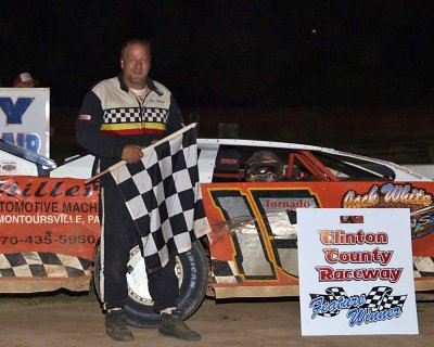 Late model winner Luke Hoffman