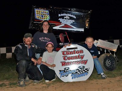 Micro Sprint Winner Brian Kishbaugh