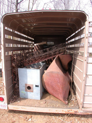 1000 lbs of metal to recycle