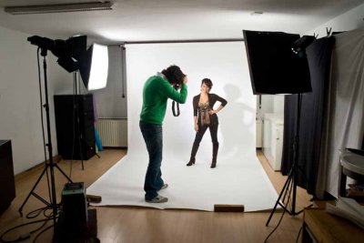 The New Catchlight Photo Services Studio in Huizen! Photographer Loran and Model Marlous