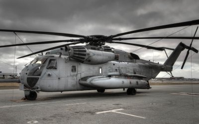 CH 53D From the Side (HDR image)