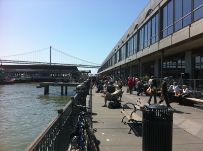 Outside the Ferry Building