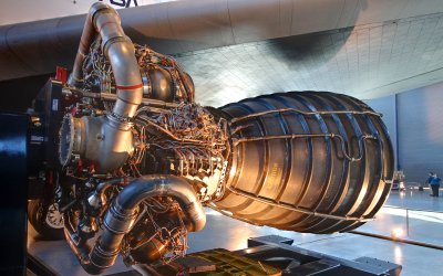 A Space Shuttle Engine