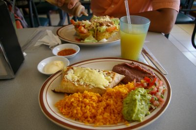 Typical Costa Rican Lunch at Jalapenos Central in Alajuela