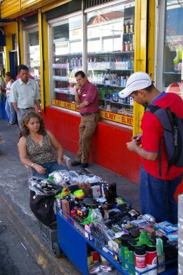 Lady Sidewalk Vendor