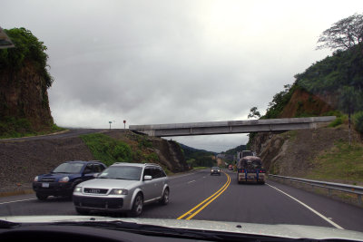 Driving on the Caldera Freeway - Audi wagon
