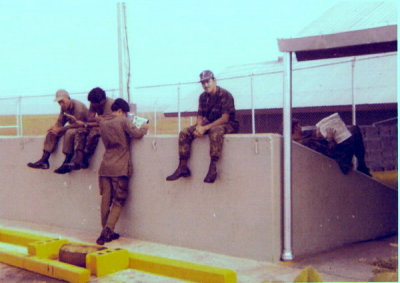 Troops at Loading Ramp
