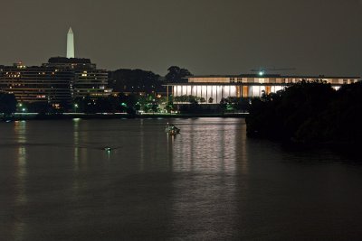 Watergate, Kennedy Center & Monument