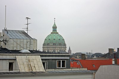 Roofs including Frederiks Church - Marble Church