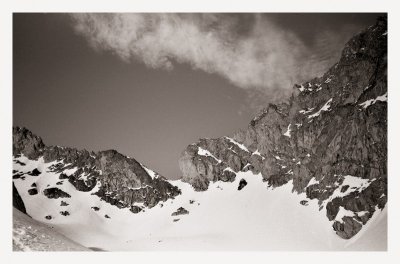 La brche du col de Cambales 2706m