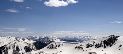 View from Continental Divide south of Loveland Pass
