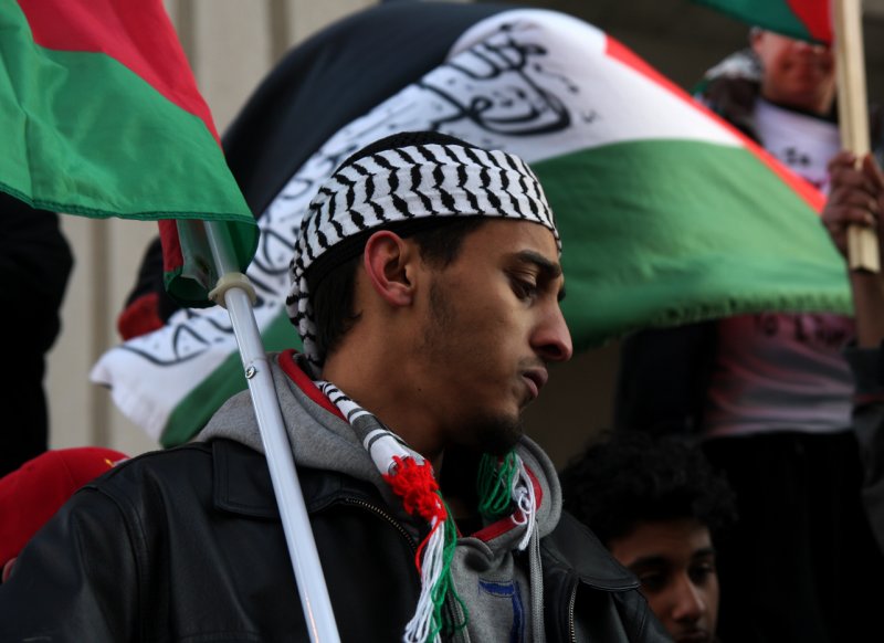 pro-Palestinian demonstration in Detroit
