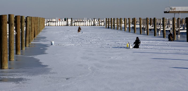 ice fishing