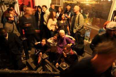 Preston Merchant's photos of DAH's post-slideshow fiesta