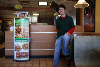 Kyle at Subway