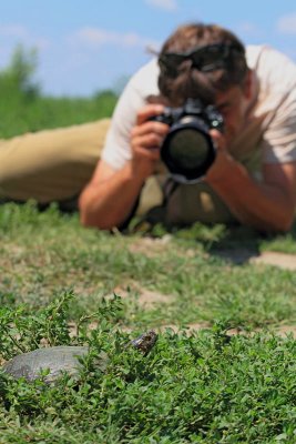Photographer and tortoise fotograf in �elva_MG_9934-11.jpg