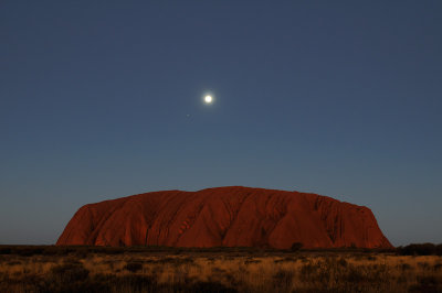 Moonrise over Uluru (Ayers Rock)