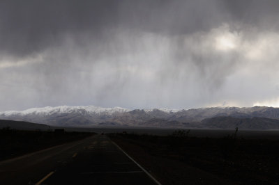 A Rainy Evening in Death Valley