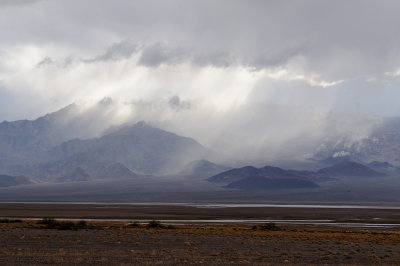 Rain in Death Valley
