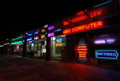 neon glow